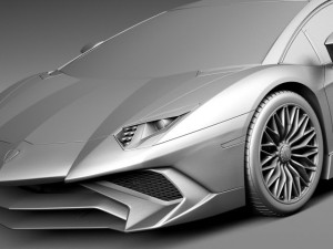 Aventador LP750 4 SV 2016 Modelo 3D