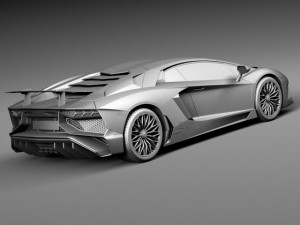 Aventador LP750 4 SV 2016 Modelo 3D