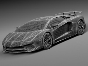 Aventador LP750 4 SV 2016 Modelo 3D