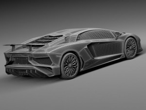 Aventador LP750 4 SV 2016 Modelo 3D