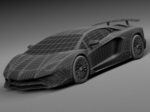 Aventador LP750 4 SV 2016 Modelo 3D