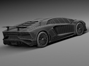 Aventador LP750 4 SV 2016 Modelo 3D
