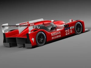 Carro de corrida Nissan GTR LM Nismo 2015 Modelo 3D