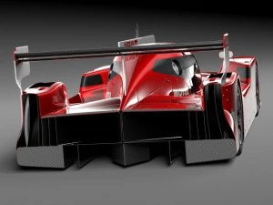 Carro de corrida Nissan GTR LM Nismo 2015 Modelo 3D