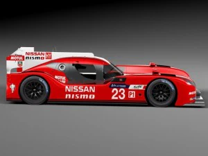 Carro de corrida Nissan GTR LM Nismo 2015 Modelo 3D
