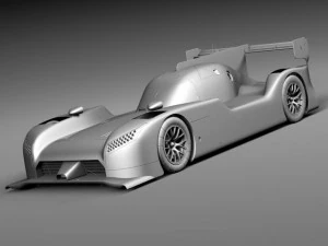 Carro de corrida Nissan GTR LM Nismo 2015 Modelo 3D