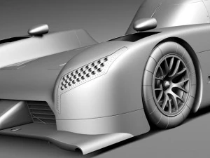 Carro de corrida Nissan GTR LM Nismo 2015 Modelo 3D