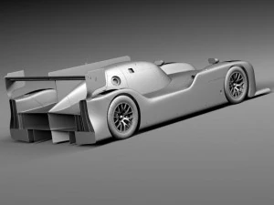 Carro de corrida Nissan GTR LM Nismo 2015 Modelo 3D