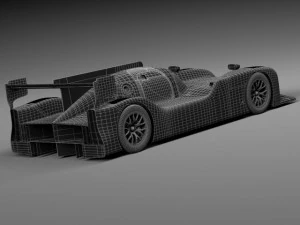 Carro de corrida Nissan GTR LM Nismo 2015 Modelo 3D