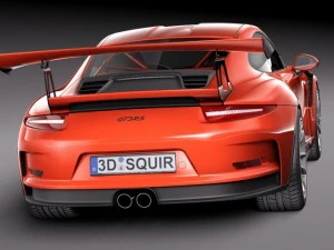 Porsche 911 GT3RS 2016 3D Model