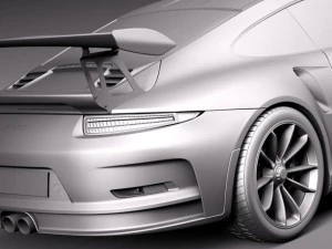 Porsche 911 GT3RS 2016 3D Model