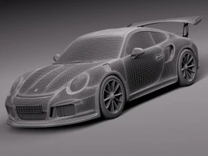 Porsche 911 GT3RS 2016 3D Model