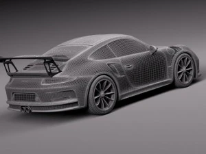 Porsche 911 GT3RS 2016 3D Model