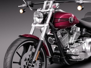 Harley Davidson Softail Breakout 2015 3D-Modell