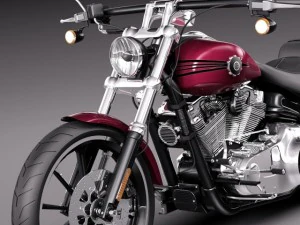 Harley Davidson Softail Breakout 2015 3D Model