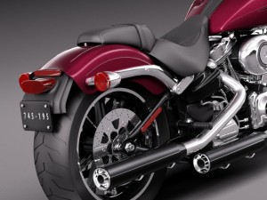 Harley Davidson Softail Breakout 2015 3D-Modell