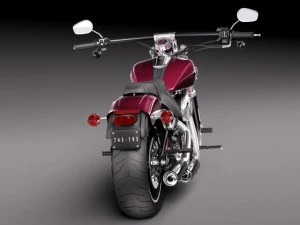 Harley Davidson Softail Breakout 2015 3D Model