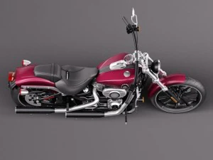 Harley Davidson Softail Breakout 2015 3D Model