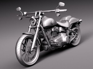 Harley Davidson Softail Breakout 2015 3D-Modell