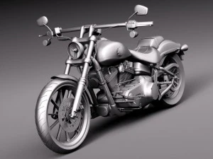 Harley Davidson Softail Breakout 2015 3D Model