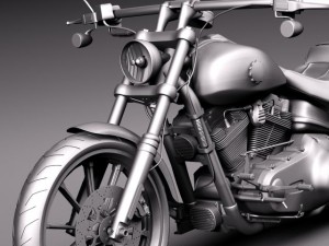 Harley Davidson Softail Breakout 2015 3D-Modell
