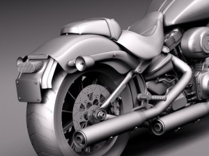 Harley Davidson Softail Breakout 2015 3D-Modell