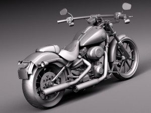 Harley Davidson Softail Breakout 2015 3D-Modell