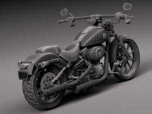 Harley Davidson Softail Breakout 2015 3D-Modell