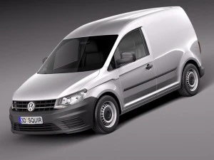 Volkswagen Caddy Fourgon Cargo 2016 Modèle 3D