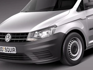 Volkswagen Caddy Cargo Van 2016 3D Model