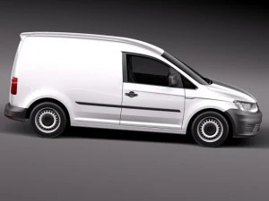 Volkswagen Caddy Cargo Van 2016 3D Model