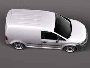 Volkswagen Caddy Cargo Van 2016 3D Model