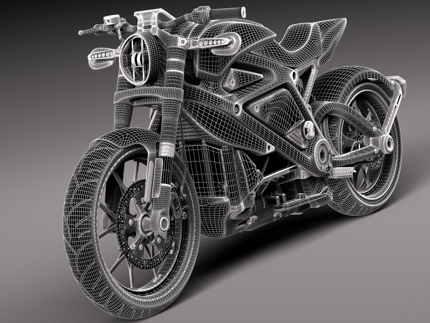 harley davidson project livewire 3D Model in Motorcycle 3DExport