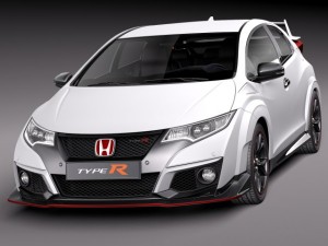 Honda Civic Type R 2016 Model 3D