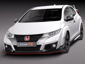 Honda Civic Type R 2016 3D Model