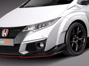 Honda Civic Type R 2016 3D Model