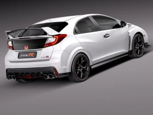 Honda Civic Type R 2016 3D Model