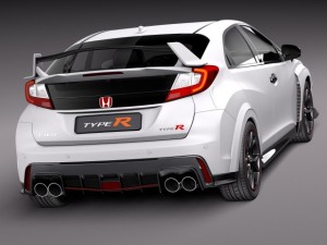 Honda Civic Type R 2016 Model 3D