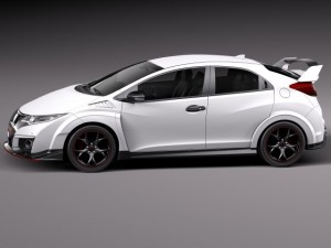 Honda Civic Type R 2016 Model 3D