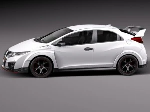 Honda Civic Type R 2016 3D Model