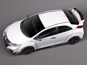 Honda Civic Type R 2016 Model 3D