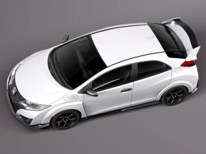 Honda Civic Type R 2016 3D Model
