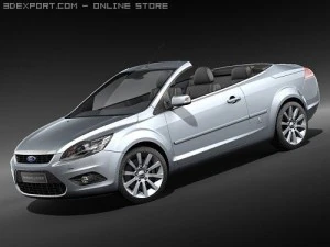 Focus 2009 Coup&eacute;-Cabriolet Modelo 3D