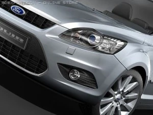 Focus 2009 Coupe-Cabriolet 3D Model