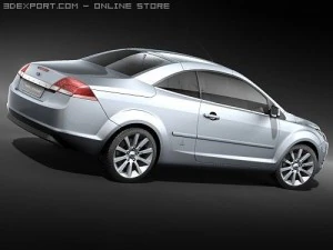 Focus 2009 Coupe-Cabriolet 3D Model