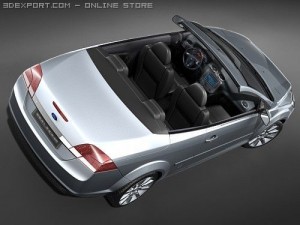 Focus 2009 Coupe-Cabriolet Modello 3D