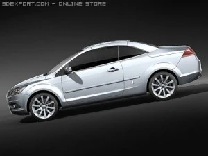 Focus 2009 Coupe-Cabriolet 3D Model
