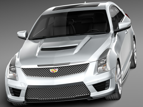Cadillac ATS-V Coupe 2016 3D 모델