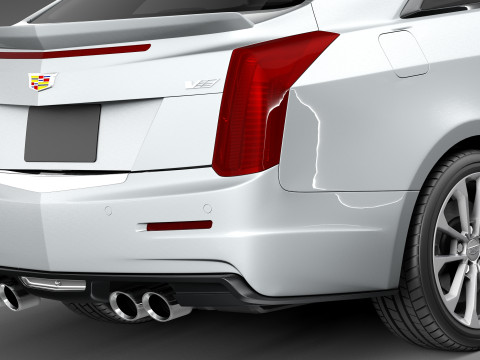 Cadillac ATS-V Coupe 2016 3D 모델