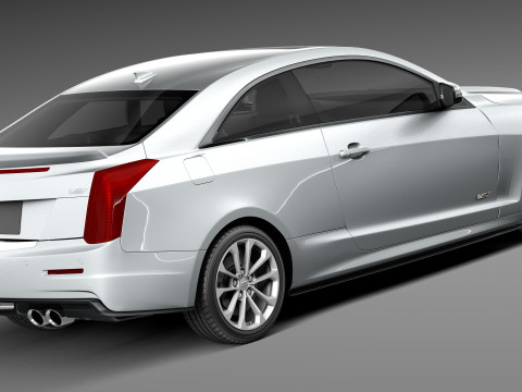 Cadillac ATS-V Coupe 2016 3D 모델